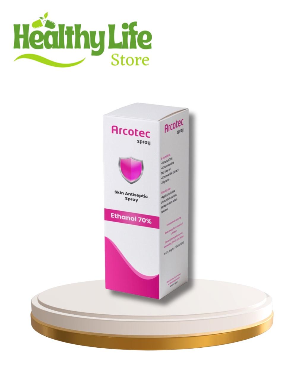 IMG-20260404-WA0020 أركوتك سبراي مطهر للبشرة – Arcotec Skin Antiseptic Spray - الصورة 1